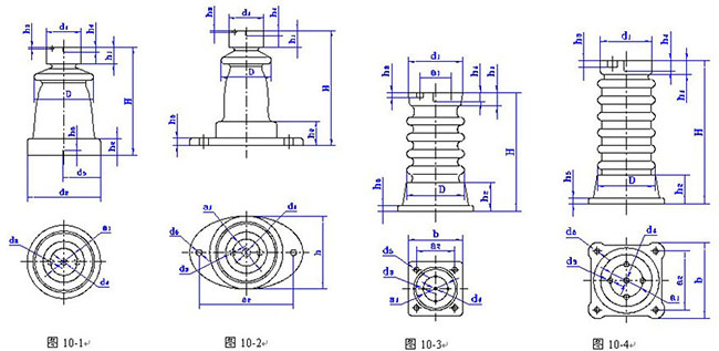 ZC\ZD-10F户内外胶装支柱绝缘子