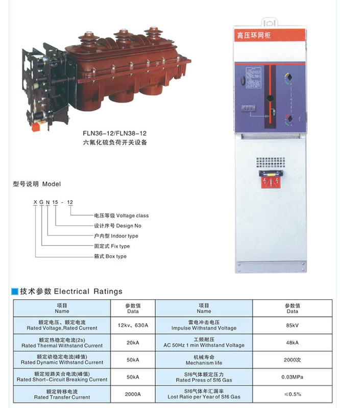 XGN高压环网柜系列